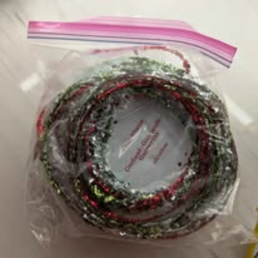 Crate & Barrel Glitter Garland